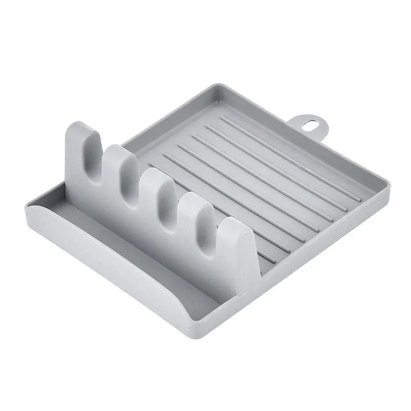 Foldable Pot Lid Rack Spatula Holder