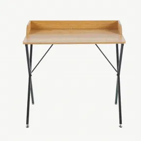 Foldable Teak Wood Computer Desk - SD-2086