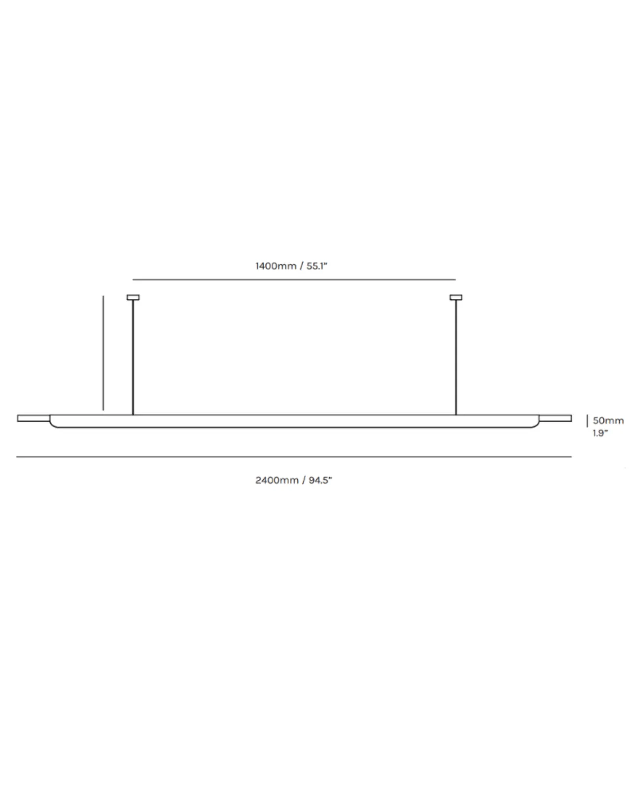 Formation Linear Pendant