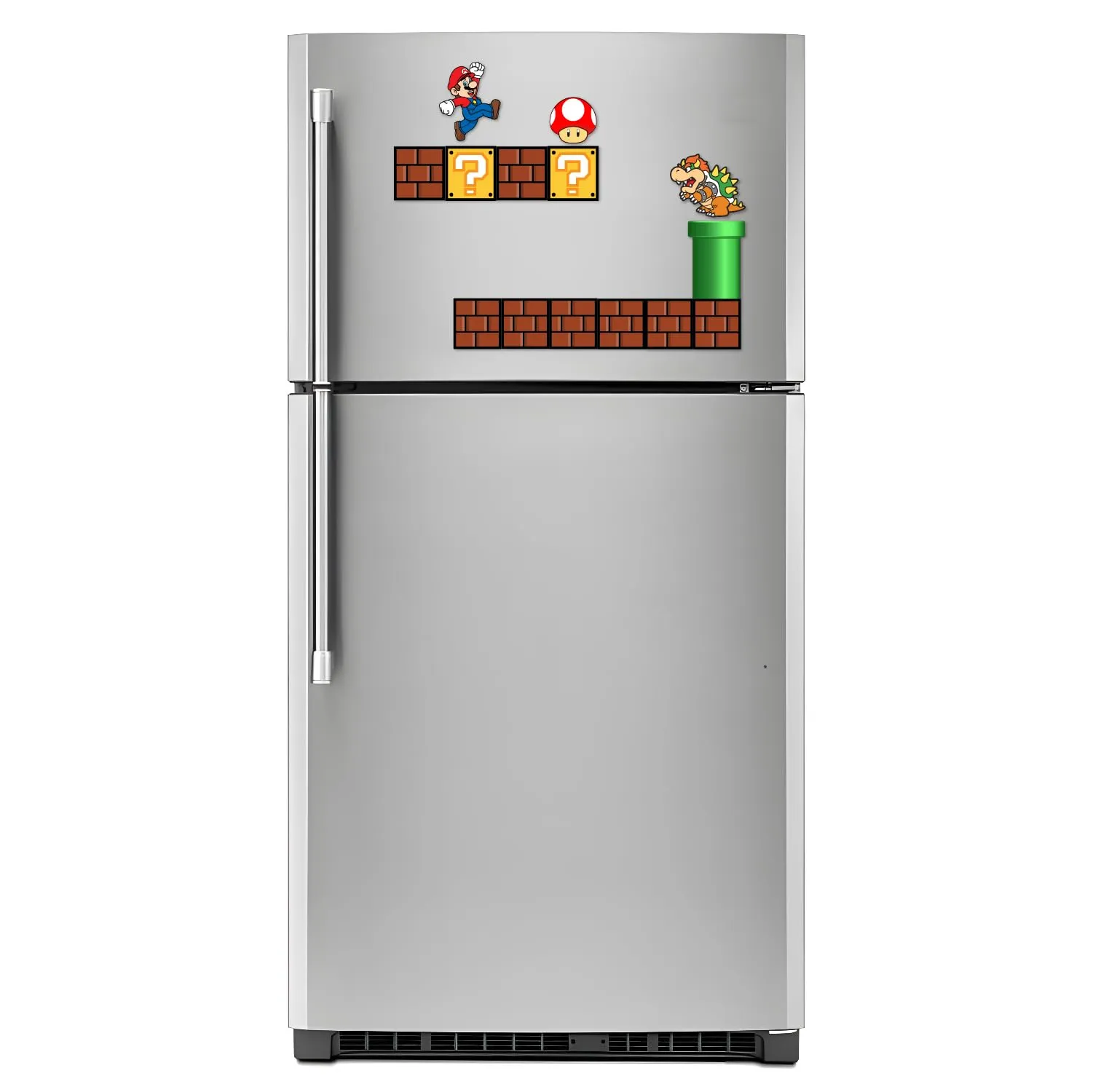 Fridge Magnets Refrigerator Stylish Set 90's Cartoon Game Design for Home, Kitchen and Office Decoration Pack of 14 Pieces (Cartoon)