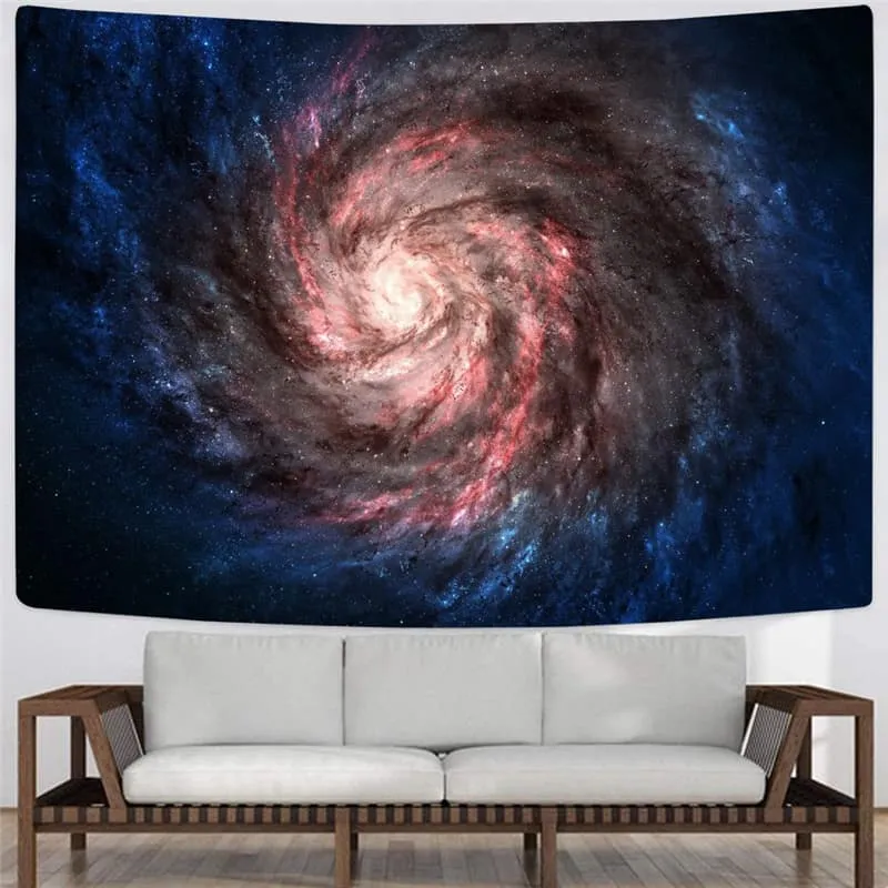 Galaxy Tapestry Space Rug Wall Universe Home Tapestrys Nebula Tenture Mandala Dizziness Wall Tapestry