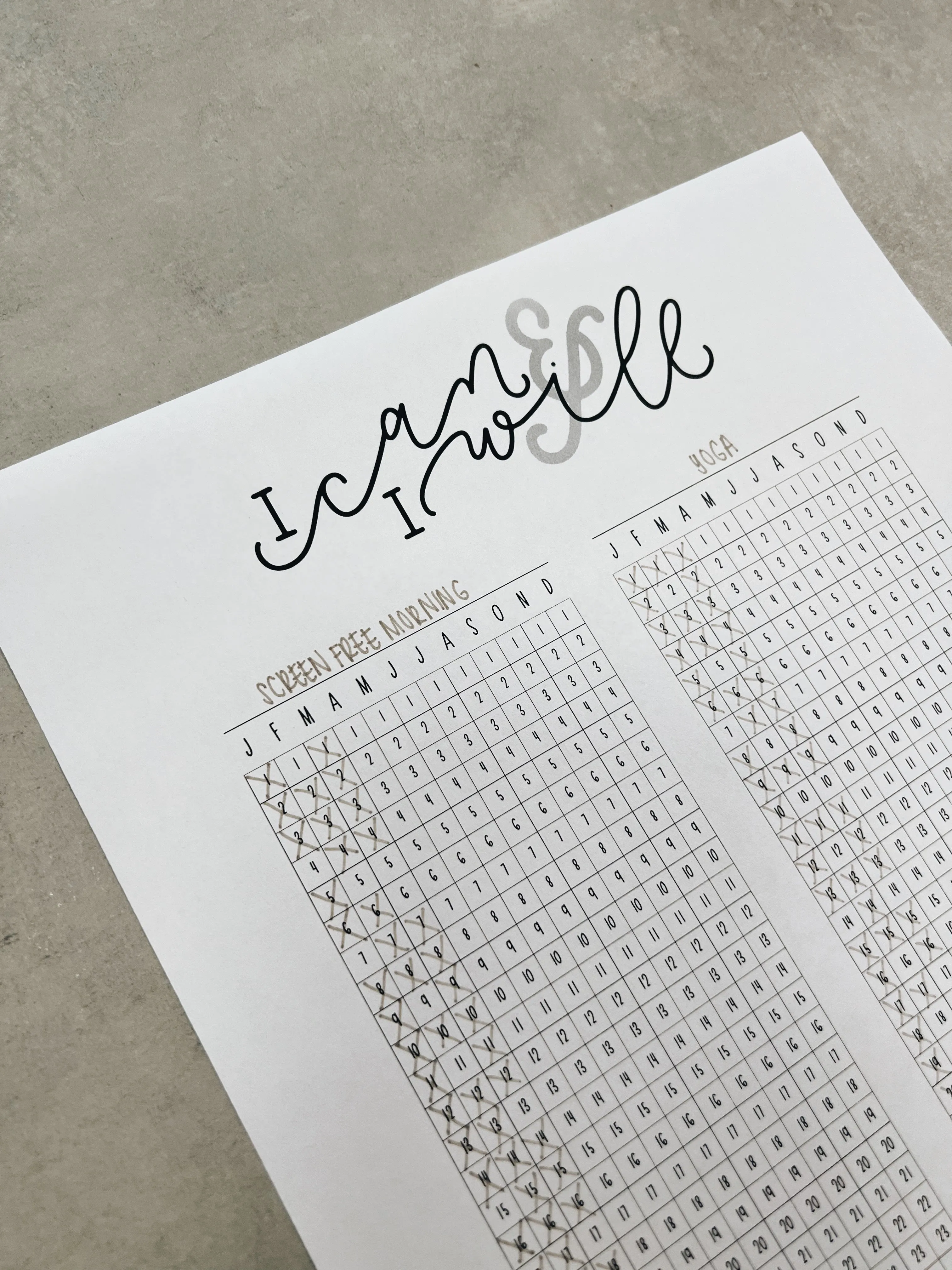 Goal Tracker Printable