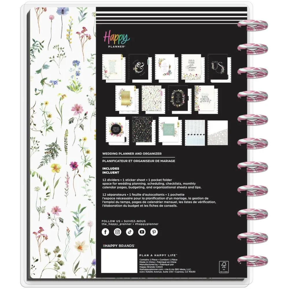 Happy Planner 12-Month Dated Big Planner Blooming Romance*