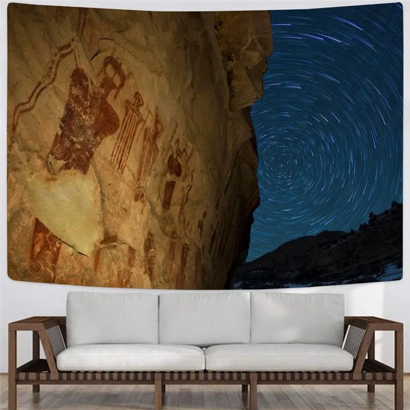 Indios Tapiz Dizziness Rug Wall Meteor Tapestries Wall Hanging Boho decor