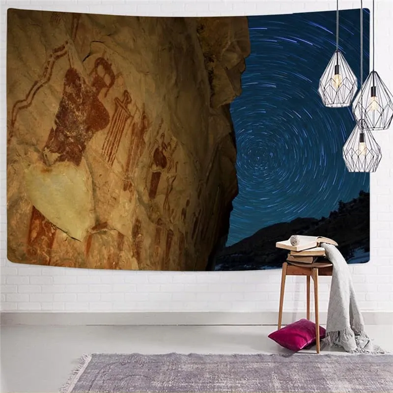 Indios Tapiz Dizziness Rug Wall Meteor Tapestries Wall Hanging Boho decor