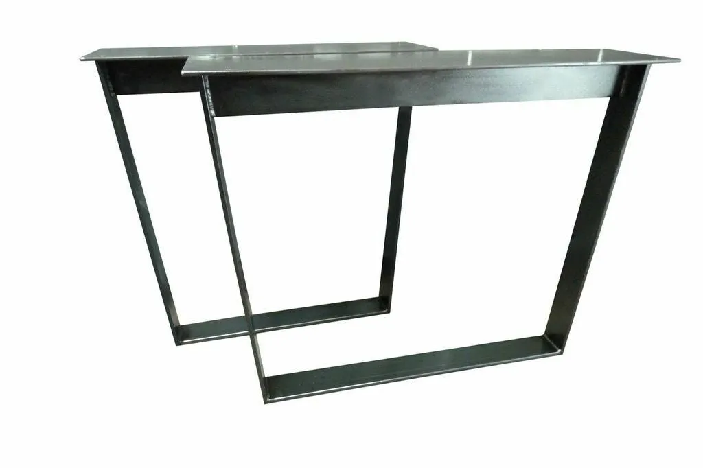 Industrial Steel Trapezoid Table Frames