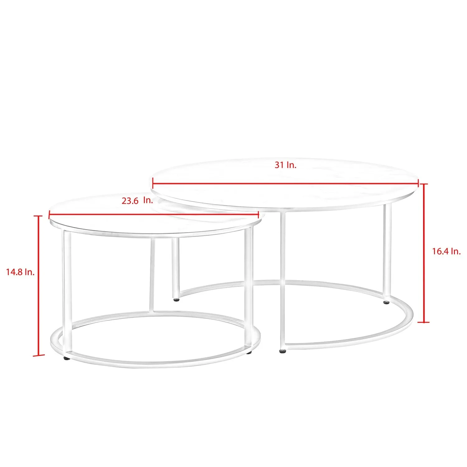 Irene Nesting Coffee Table (Set of 2)