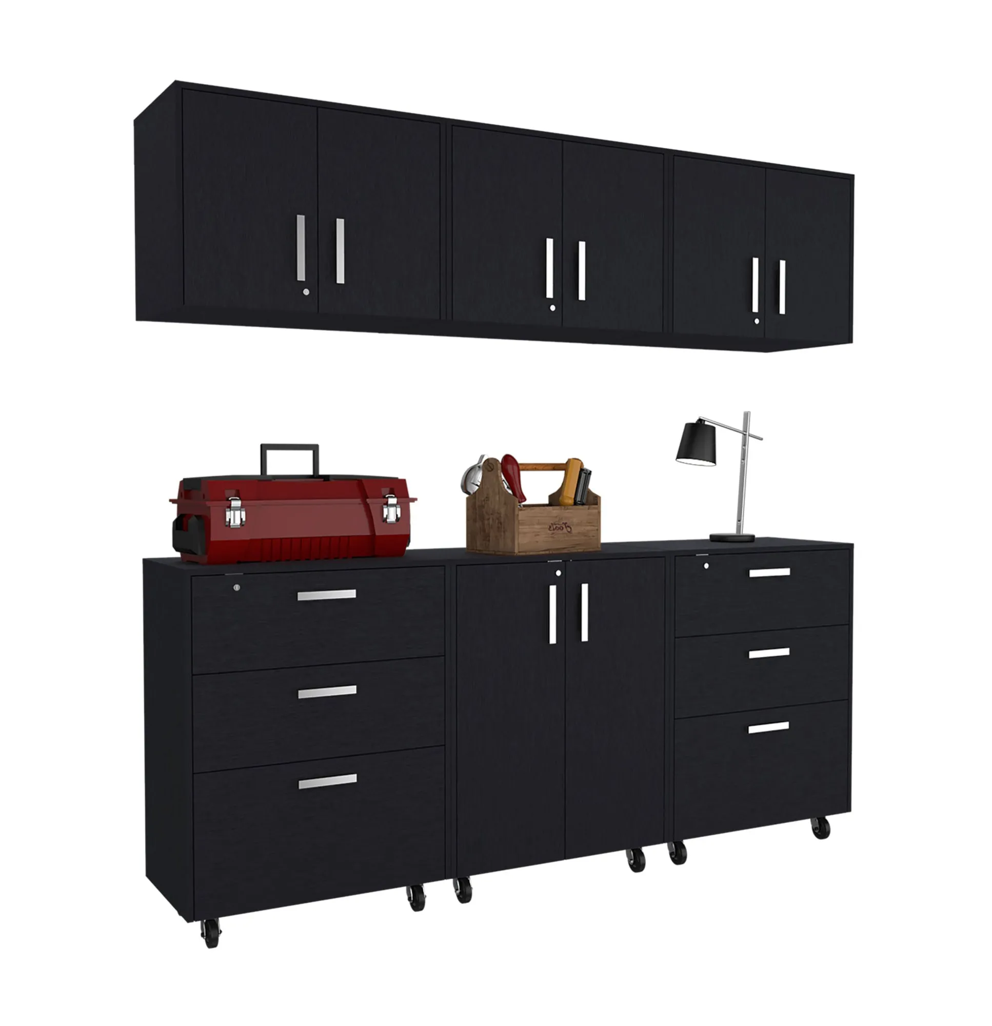 Jenna Black 6 Piece Garage Set