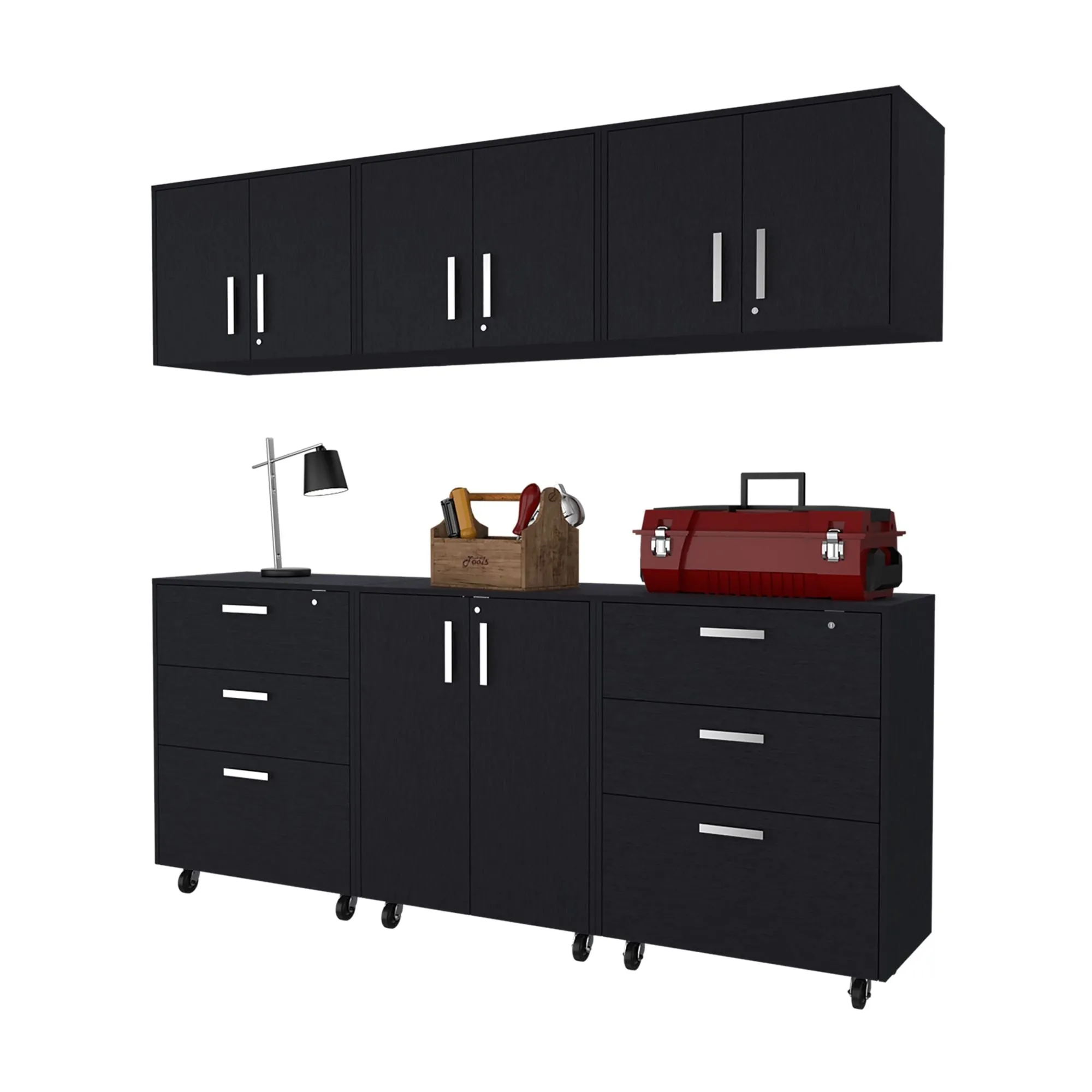 Jenna Black 6 Piece Garage Set