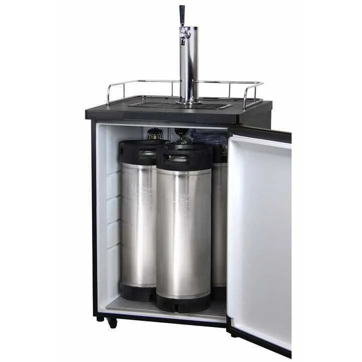 Kegco 24" Wide Single Tap Stainless Home Brew Kegerator HBK209S-1