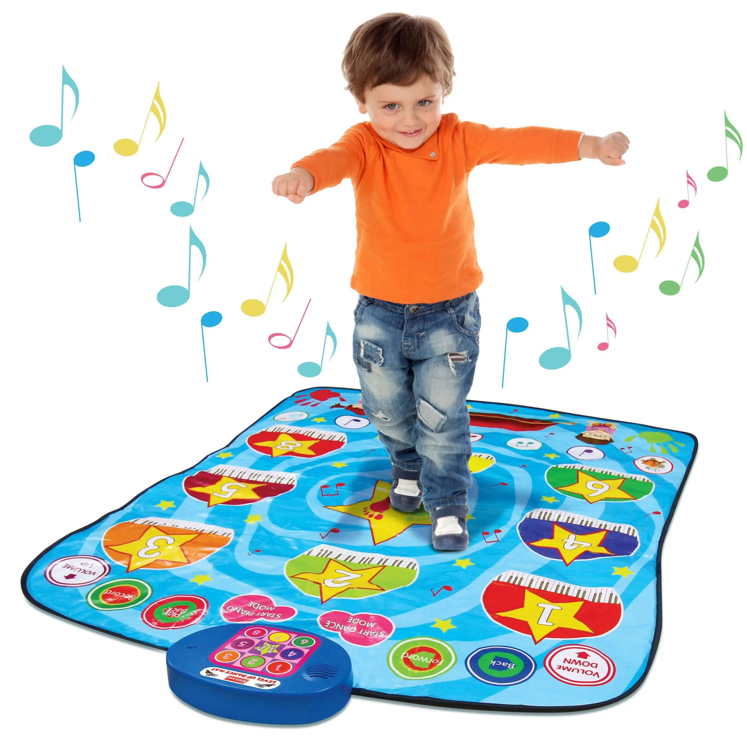 Level Up Dance Matt  Musical Mat - Dance Game Toy Gift For Kids Girls Boys