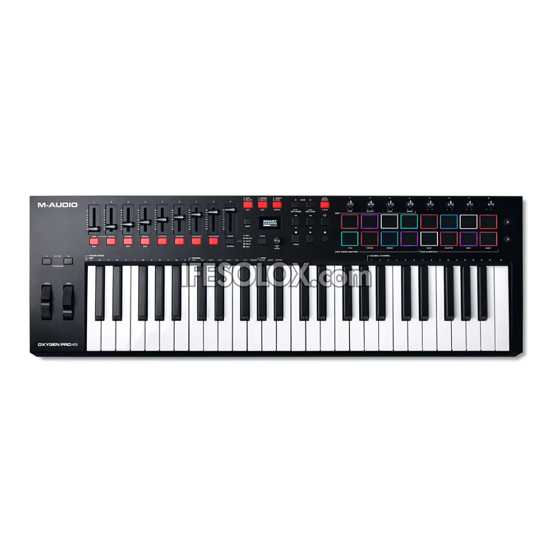 M-AUDIO Oxygen Pro 49 USB Powered MIDI Keyboard Controller with 49 Keys and MIDI out - Brand New