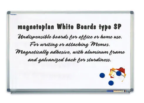 Magnetoplan Magnetic White Board (150Cm X 100Cm)