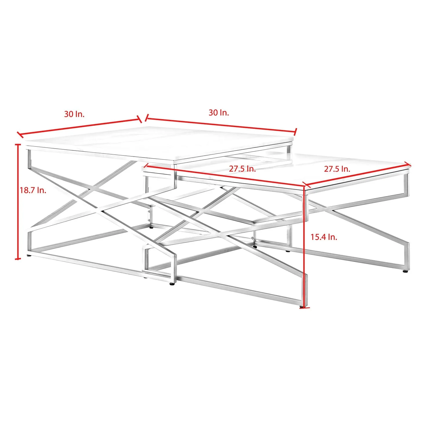 Malou Nesting Coffee Table (Set of 2)