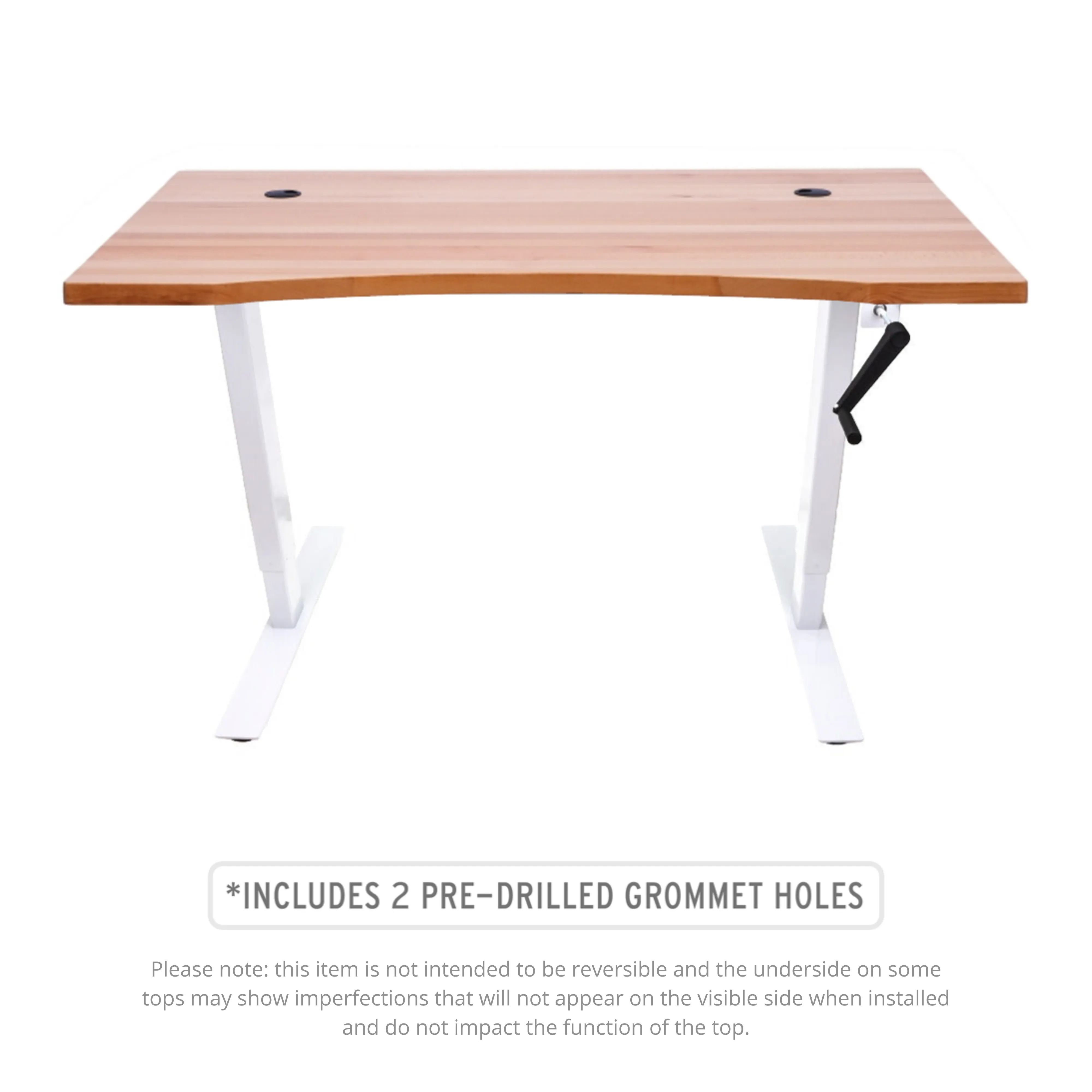 Manual Crank Desk with Table Top Options