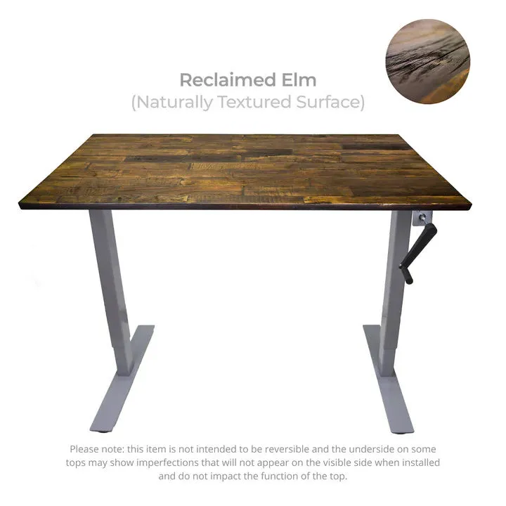 Manual Crank Desk with Table Top Options