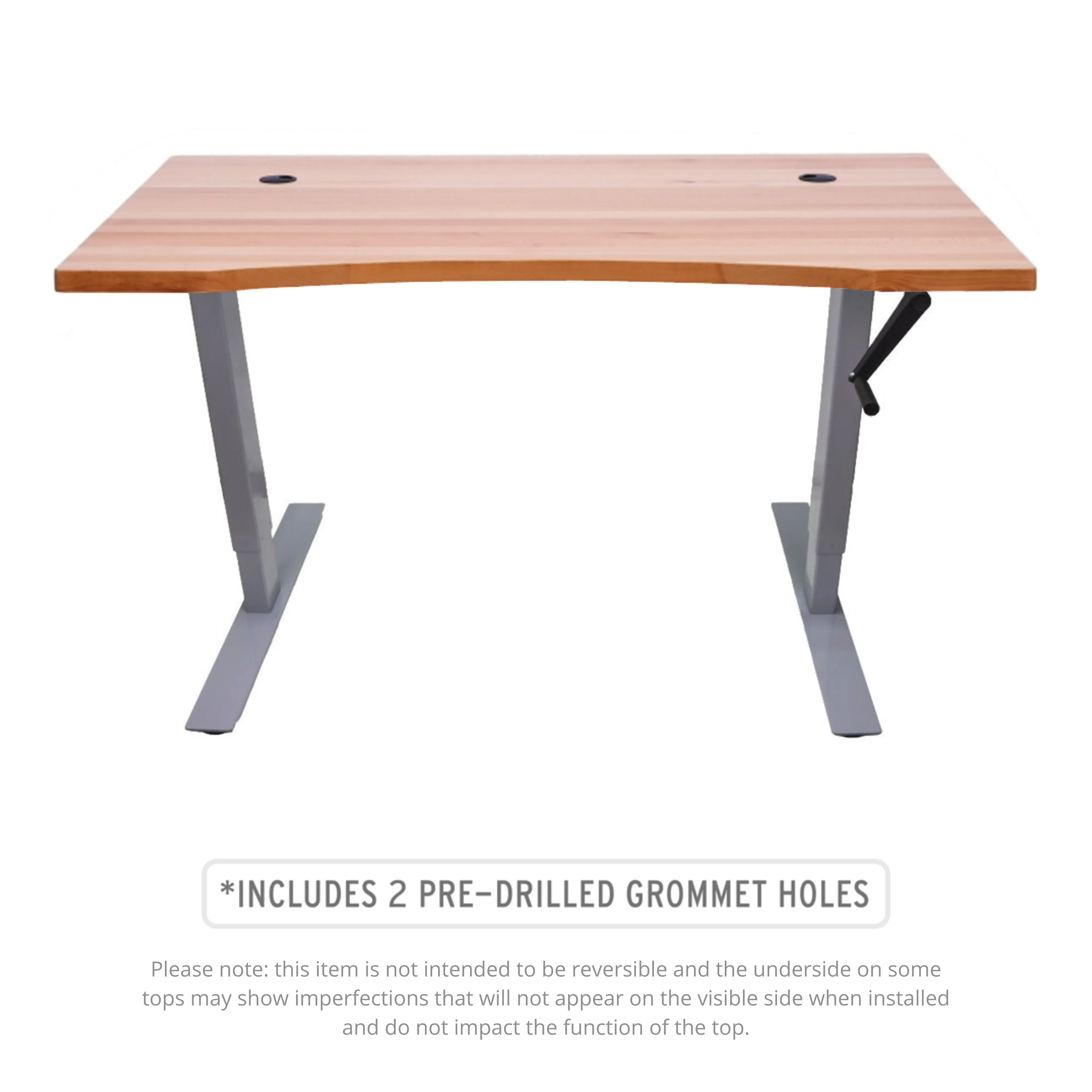 Manual Crank Desk with Table Top Options