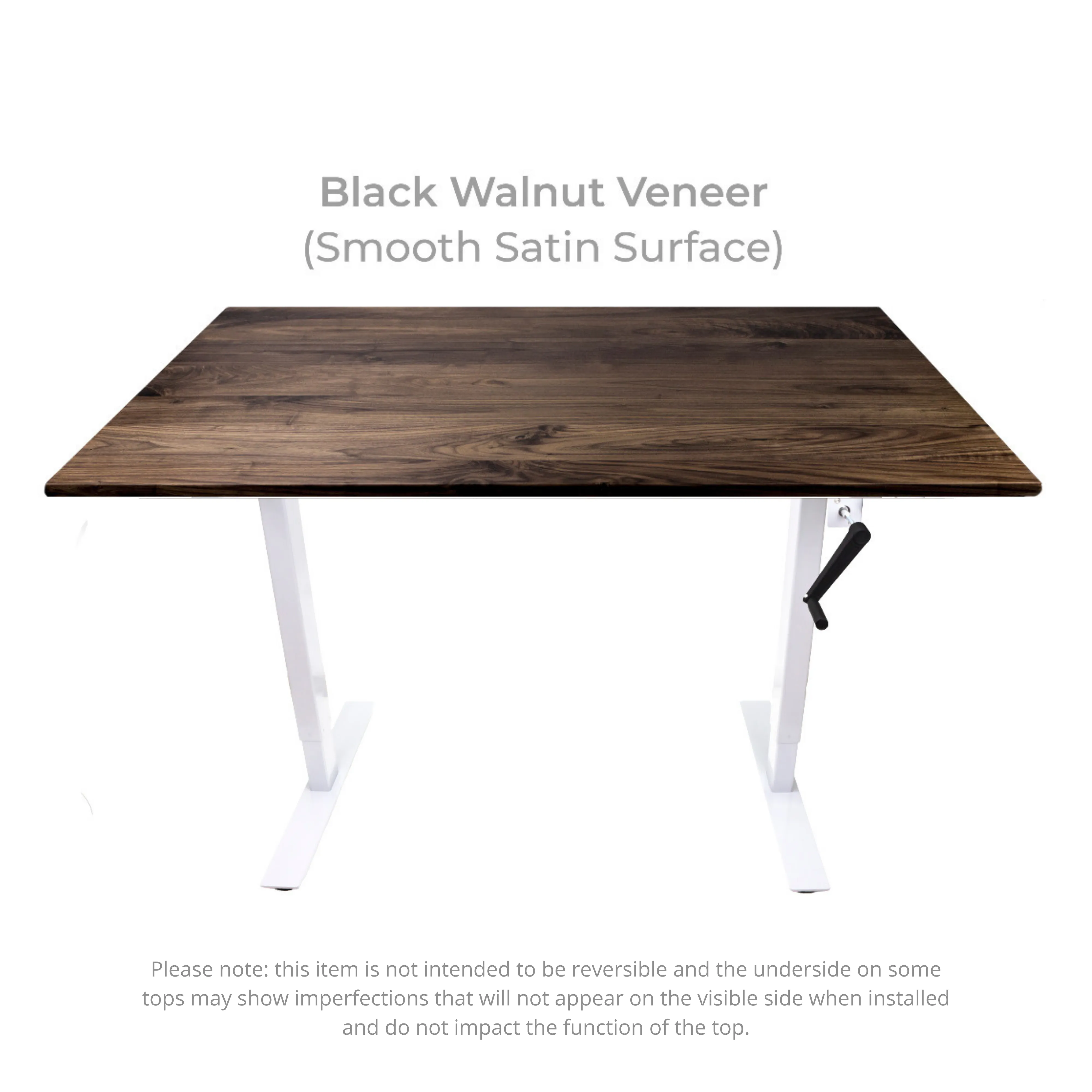 Manual Crank Desk with Table Top Options