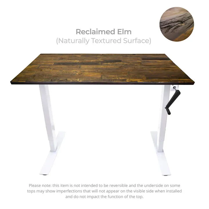 Manual Crank Desk with Table Top Options