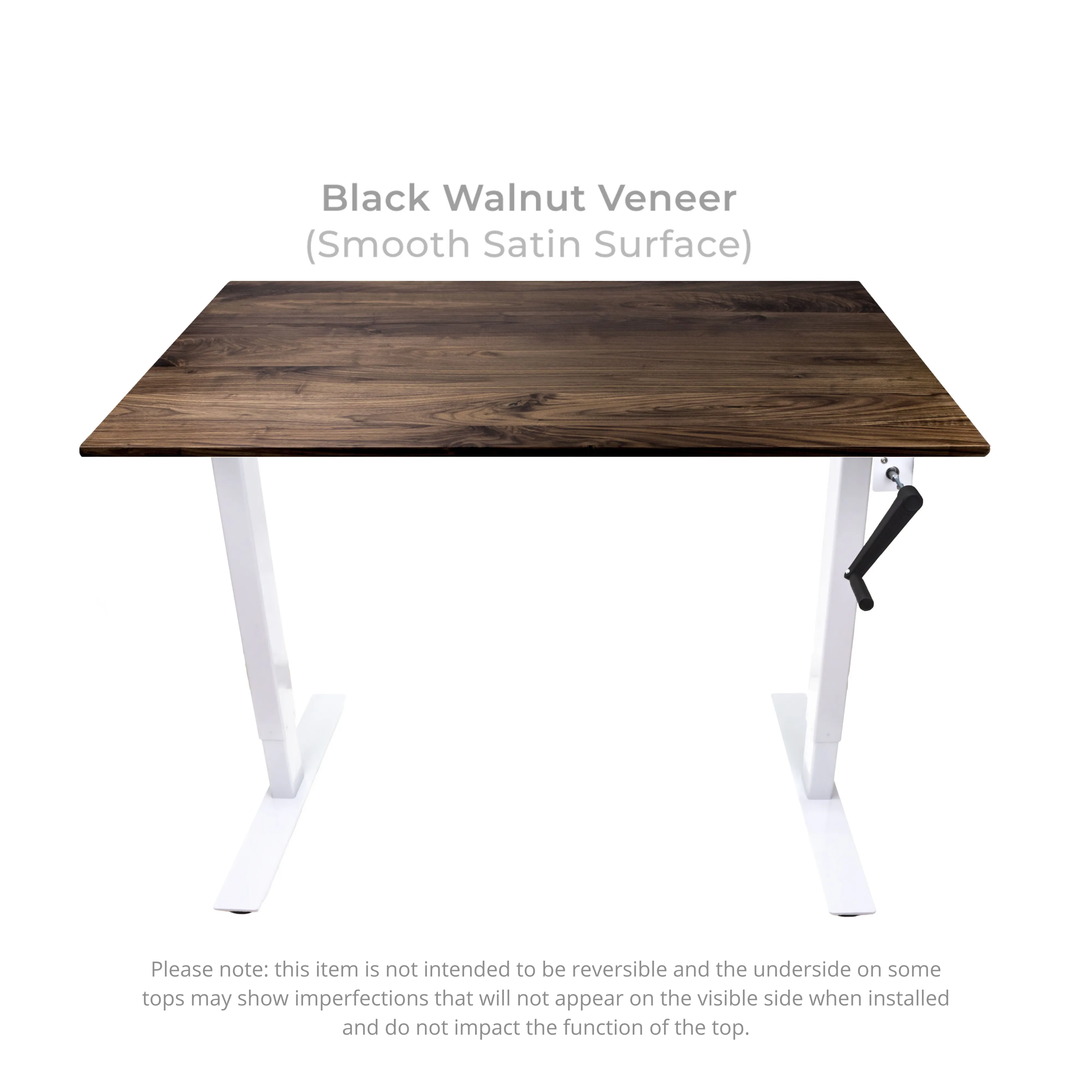 Manual Crank Desk with Table Top Options