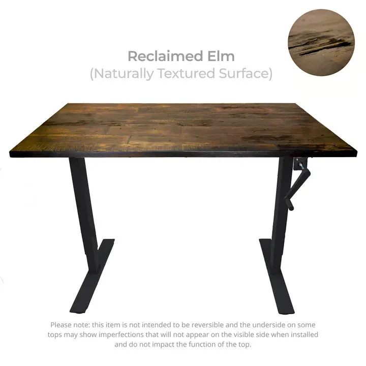 Manual Crank Desk with Table Top Options