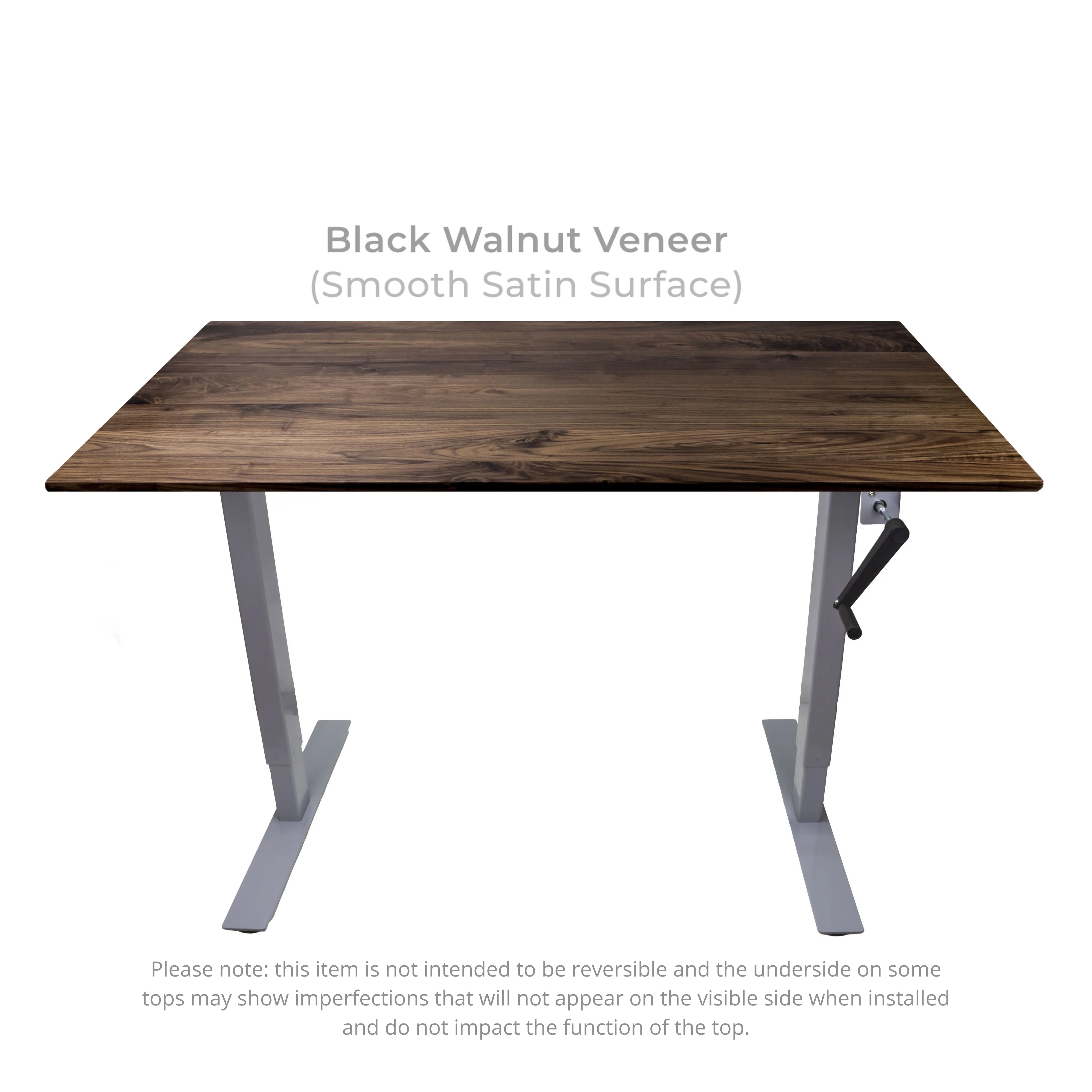 Manual Crank Desk with Table Top Options