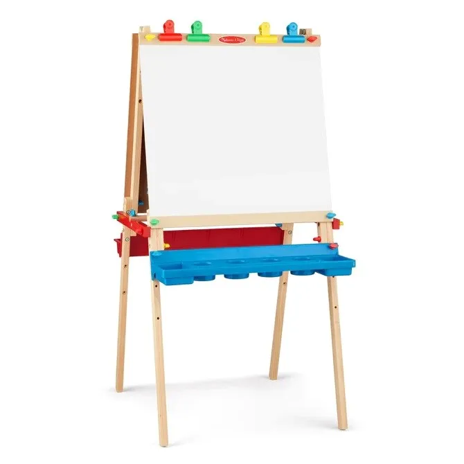 Melissa and Doug Deluxe Wooden Standing Art Easel