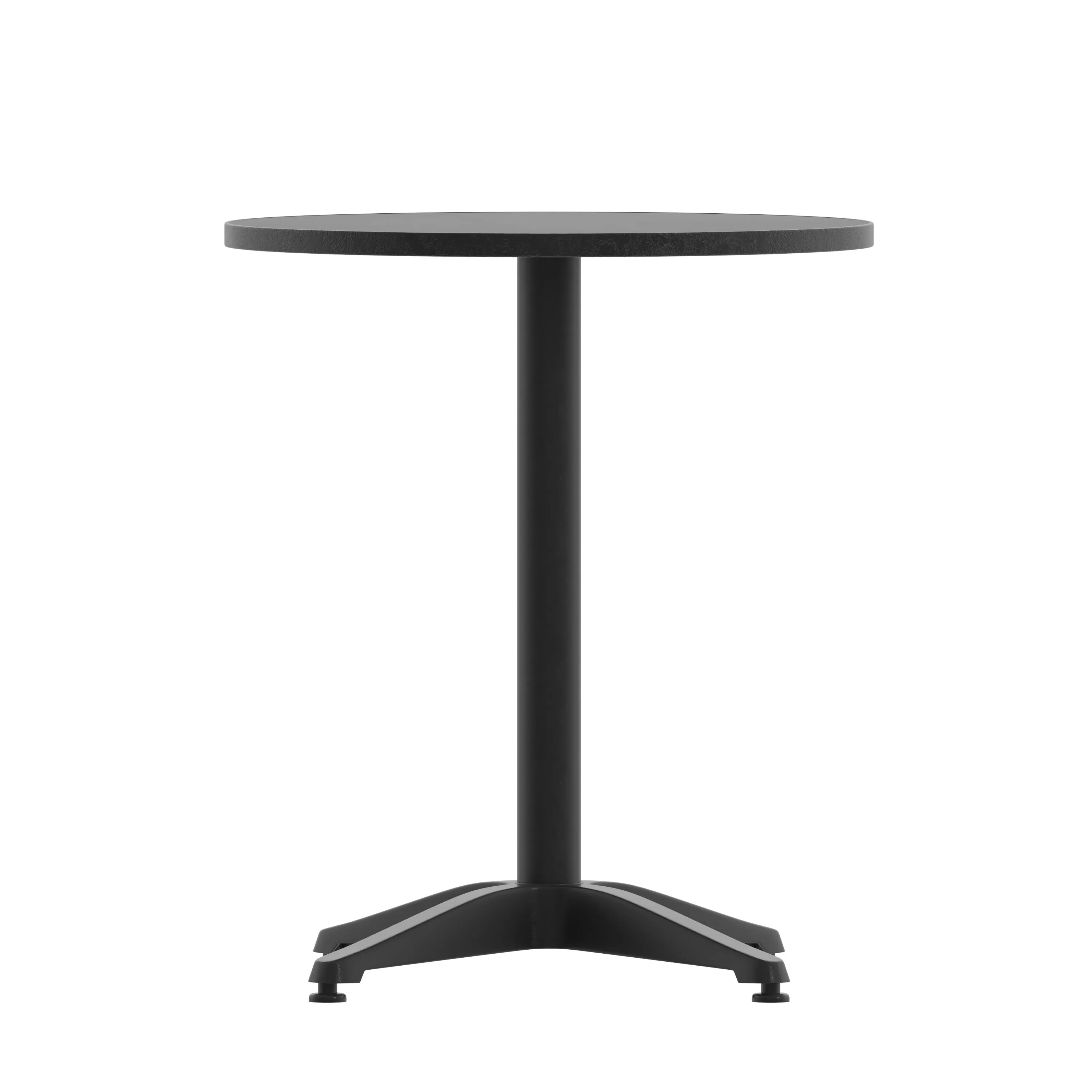 Mellie 23.5'' Round Aluminum Indoor-Outdoor Table with Base