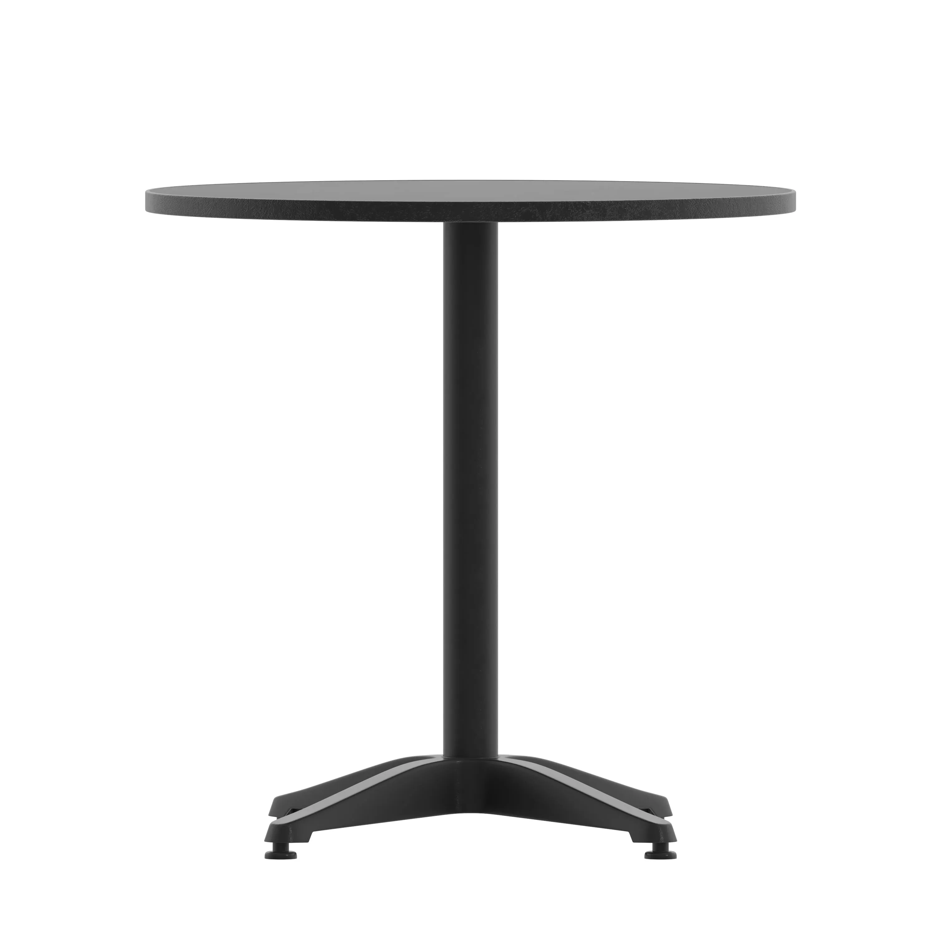 Mellie 27.5'' Round Aluminum Indoor-Outdoor Table with Base