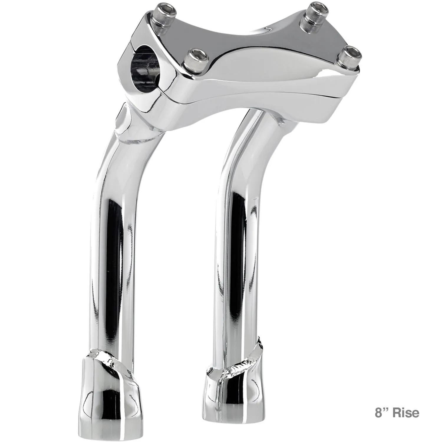 Murdock Pullback Risers 6" 8" 10" 12" - Chrome