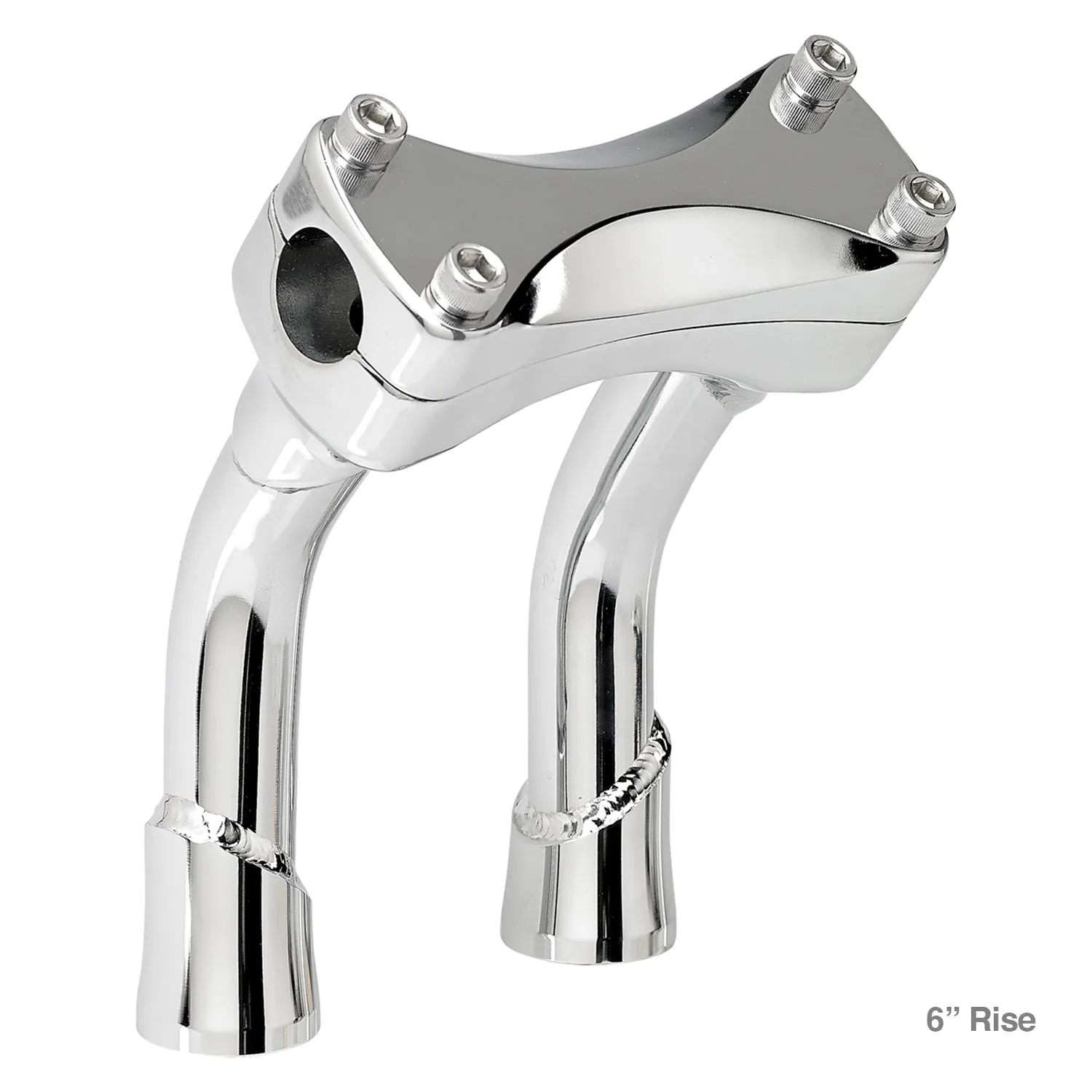 Murdock Pullback Risers 6" 8" 10" 12" - Chrome