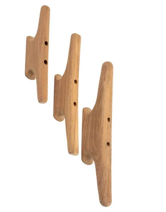 Natural Solid Teak Yacht Handles/Towel Hooks