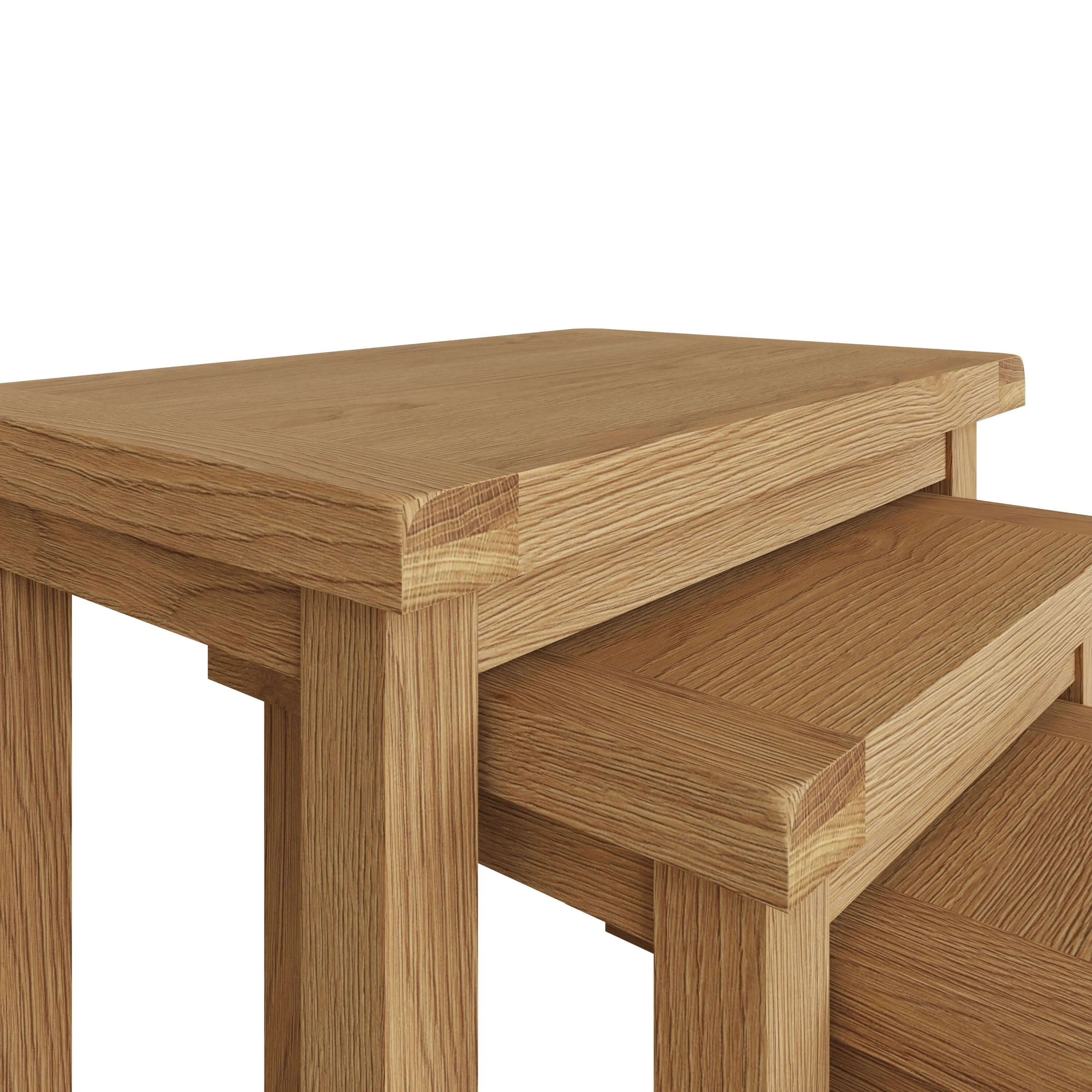 Nora Oak Nest Of 3 Tables