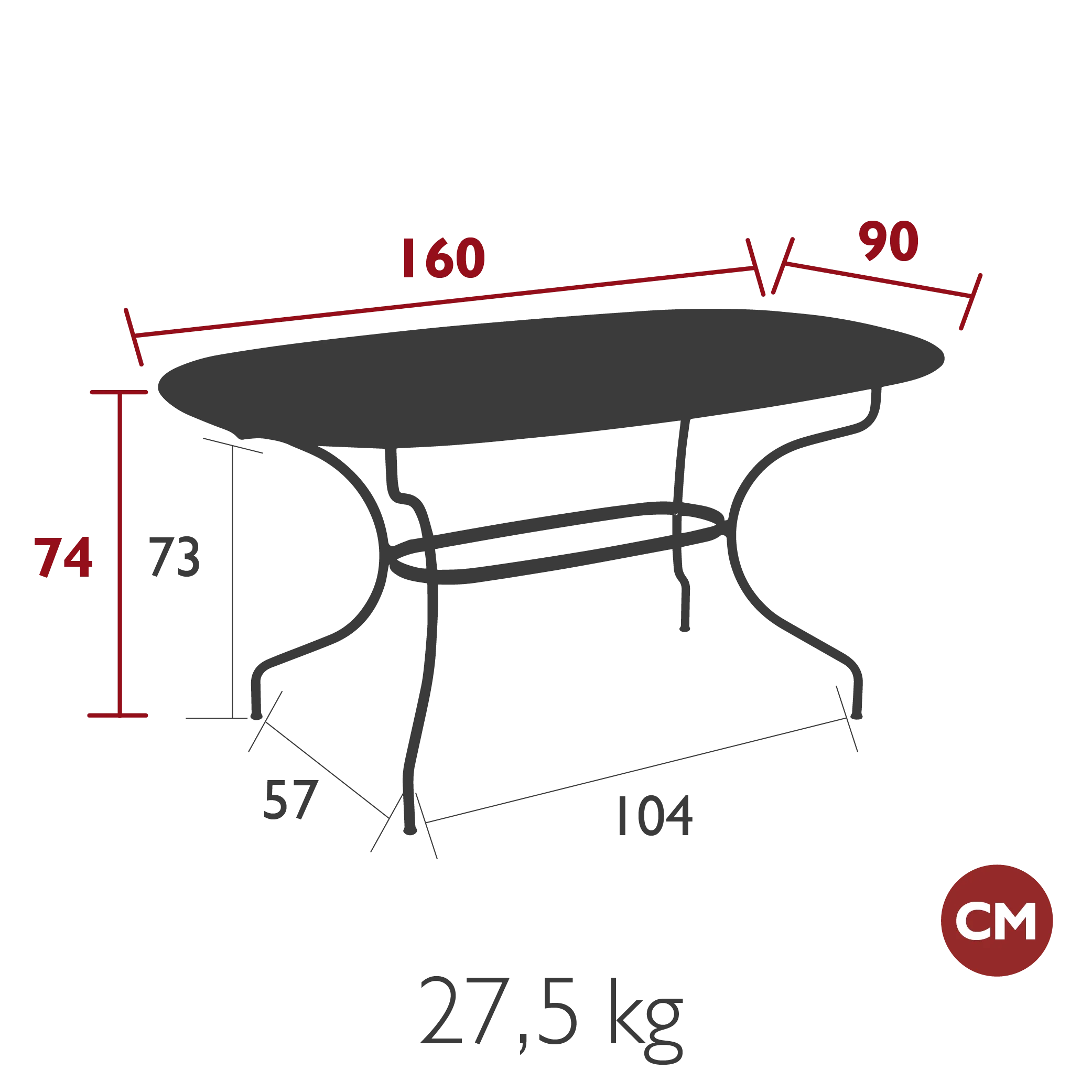 Opera Oval Table