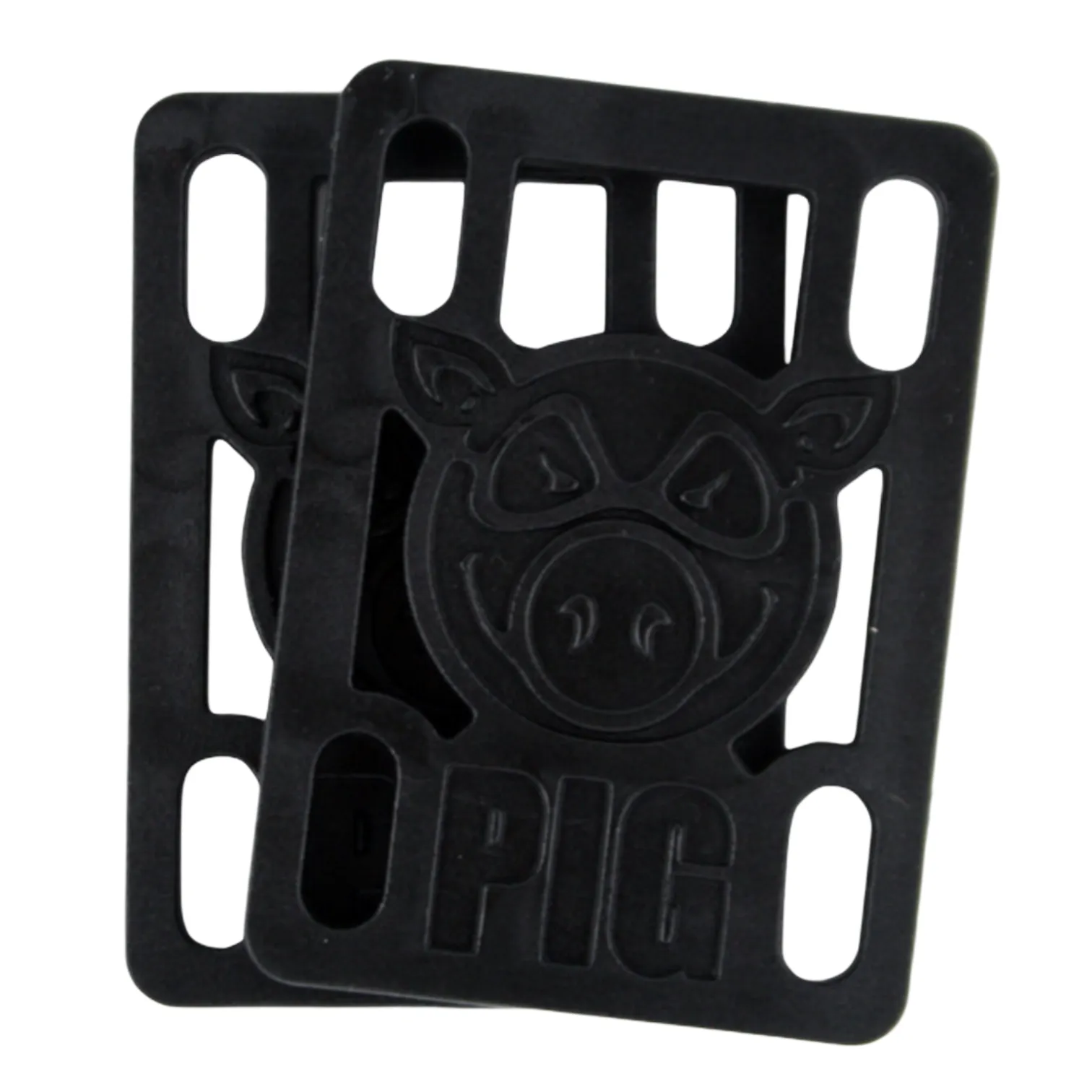 Pig Wheels Black Riser Pads - Set of Two (2) - 1/4"