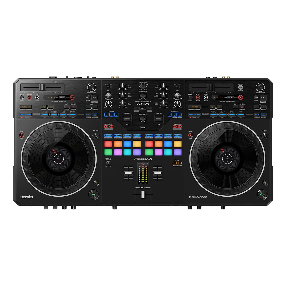 Pioneer DJ DDJ-REV5 Scratch-style 2-channel Performance DJ Controller