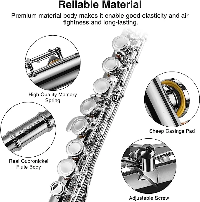 POGOLAB Flutes Set 16 Closed Hole C Key