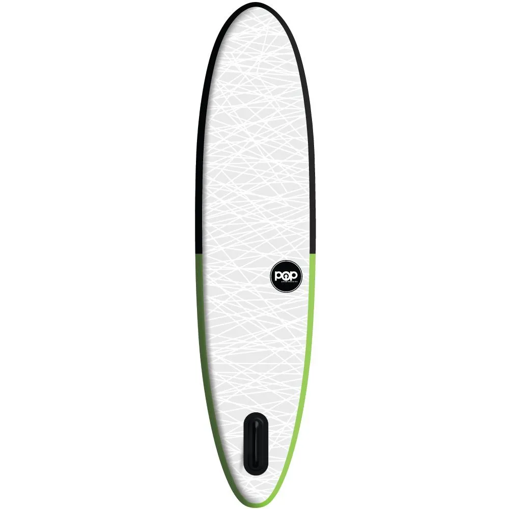 POP 11' INFLATABLE PADDLE BOARD GREEN/BLACK