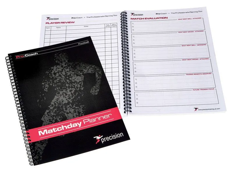 Precision A4 Football Match Day Planner