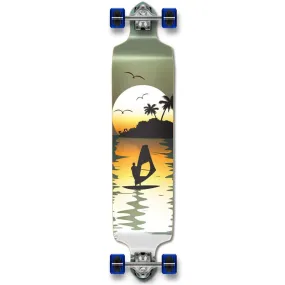 Punked Drop Down Surfer Longboard Complete