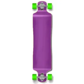 Punked Lowrider Blank Longboard Complete - Stained Purple