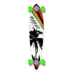 Punked Pintail Longboard Complete - Palm City Rasta