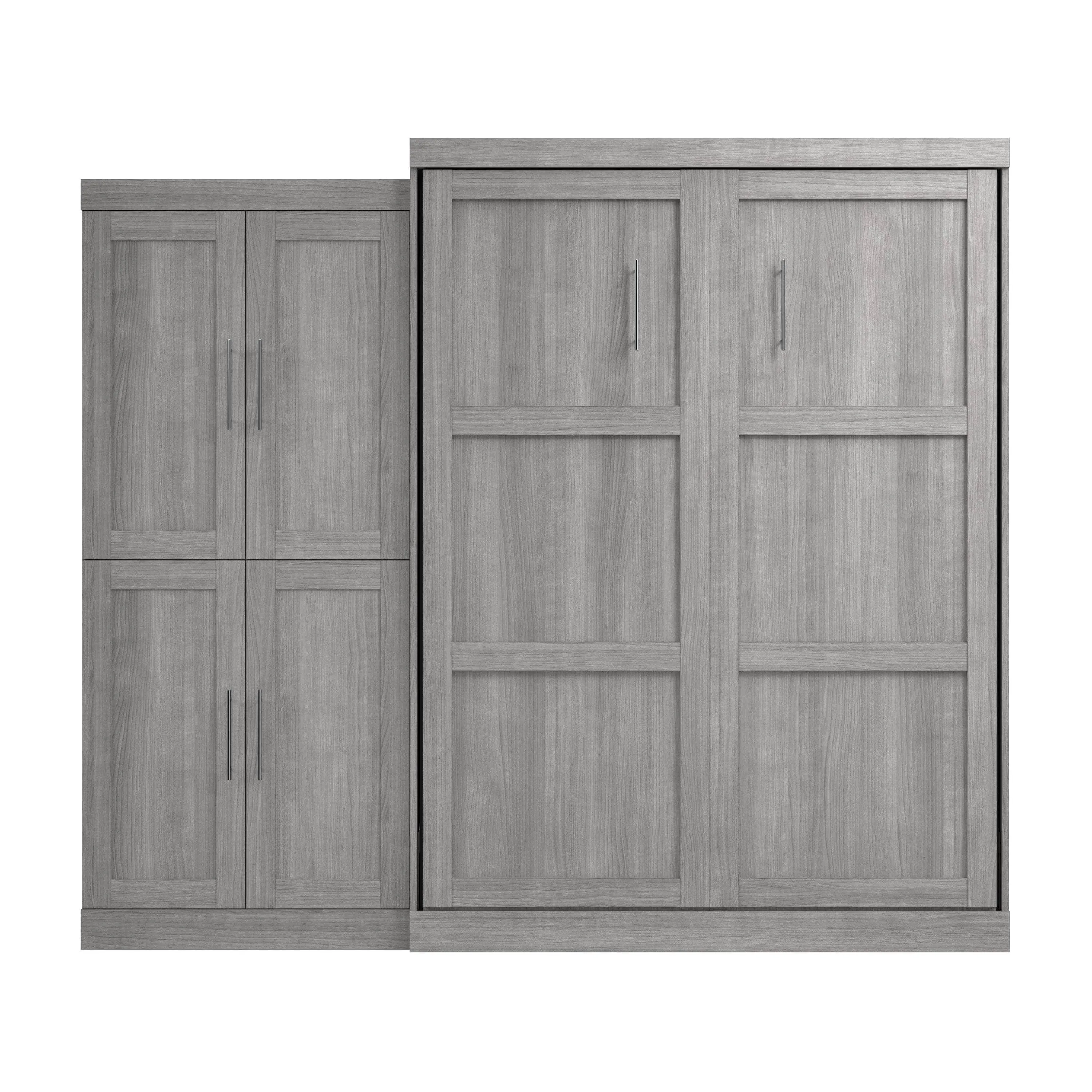 Pur Queen Murphy Wall Bed with Wardrobe (101W) - Available in 5 Colours