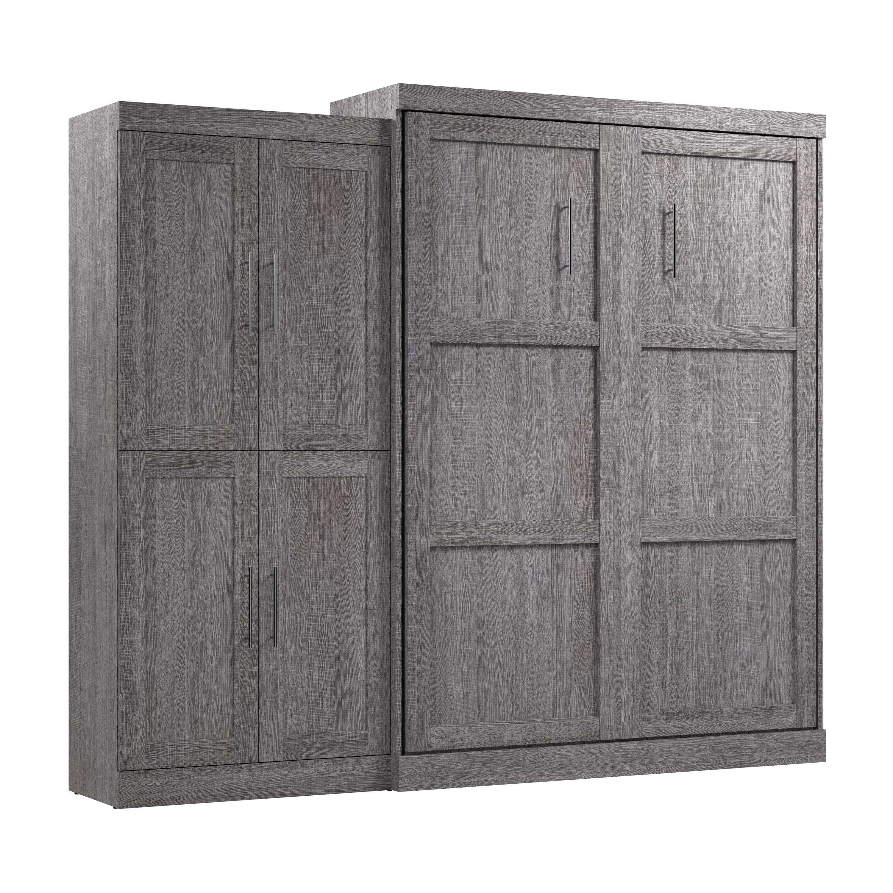 Pur Queen Murphy Wall Bed with Wardrobe (101W) - Available in 5 Colours