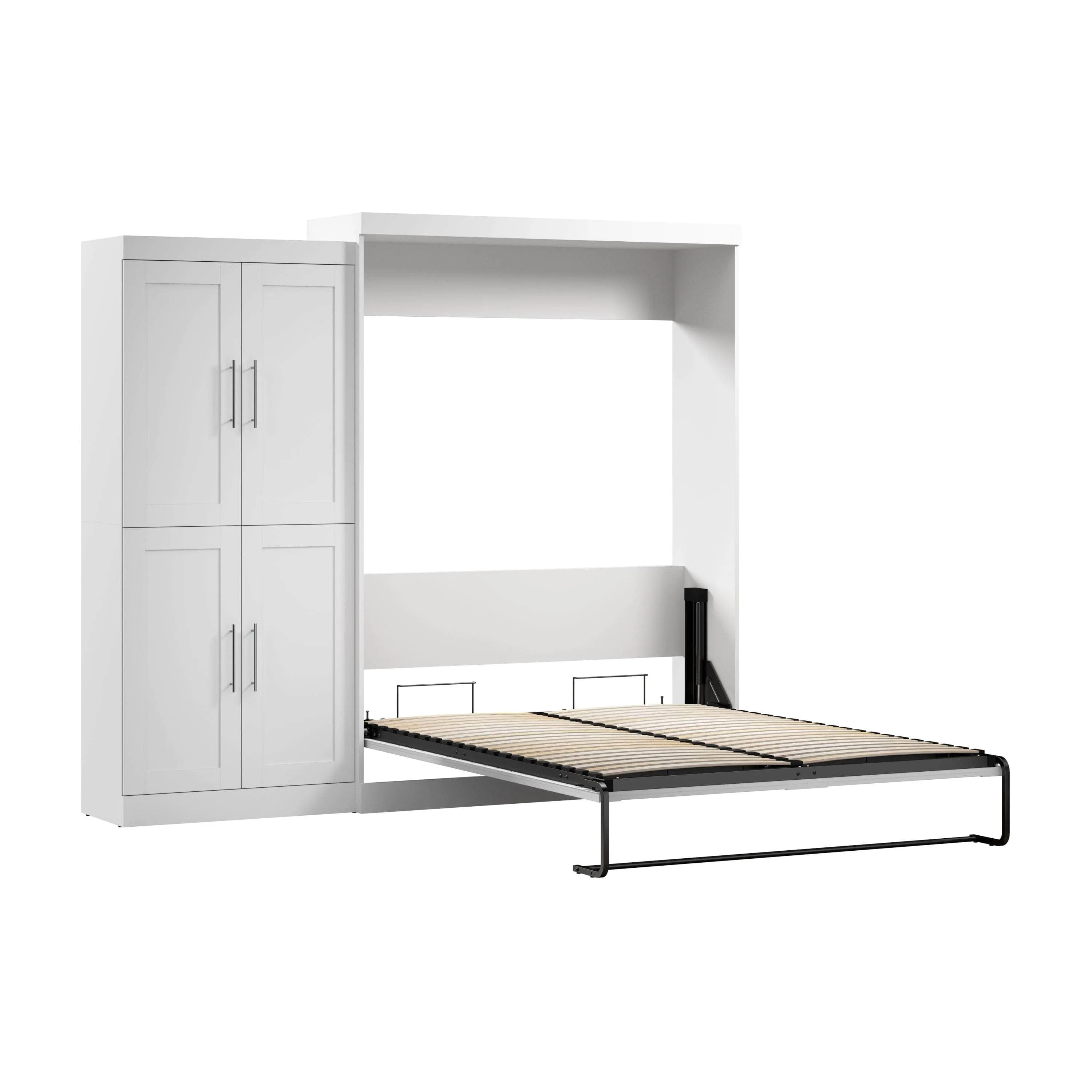 Pur Queen Murphy Wall Bed with Wardrobe (101W) - Available in 5 Colours