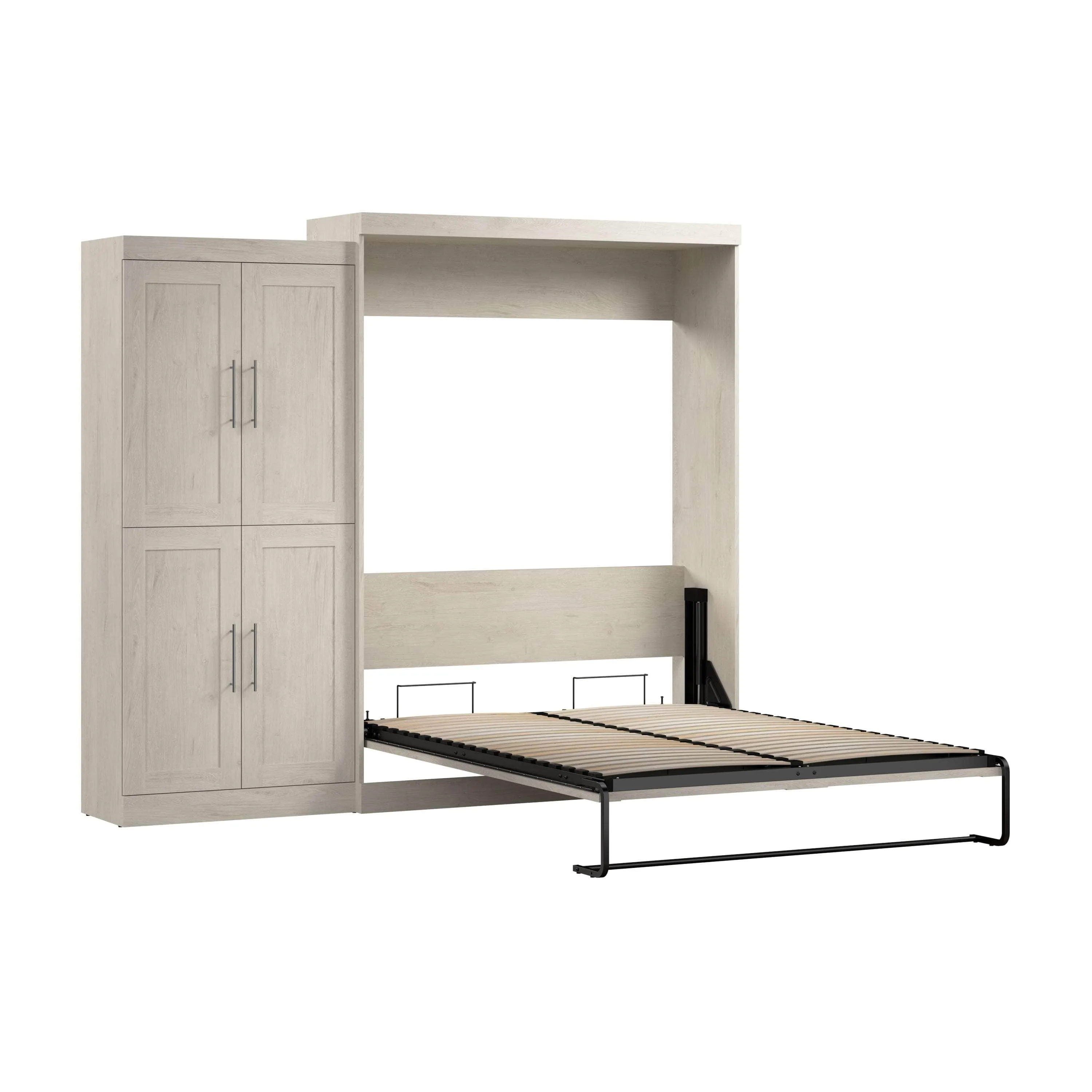 Pur Queen Murphy Wall Bed with Wardrobe (101W) - Available in 5 Colours