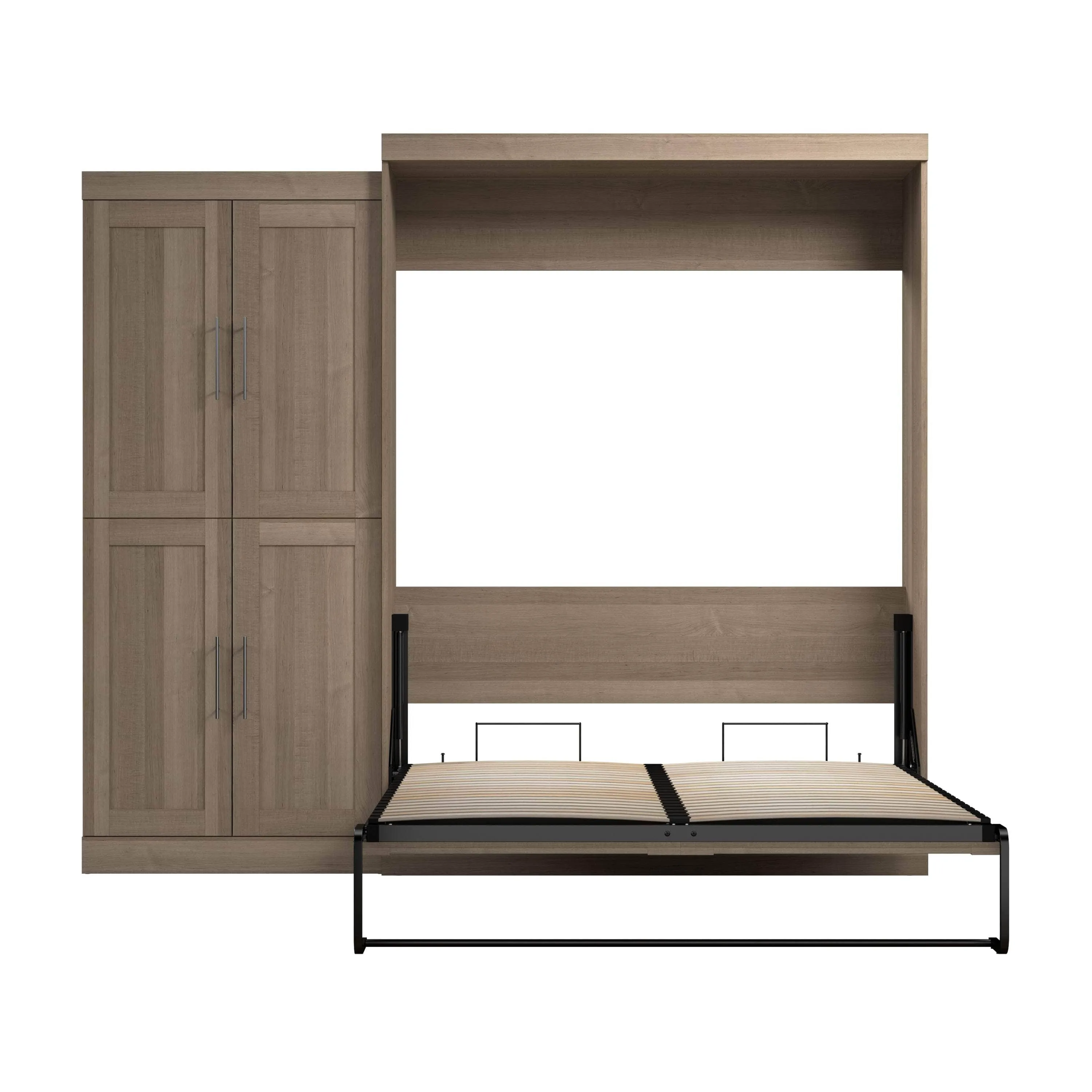 Pur Queen Murphy Wall Bed with Wardrobe (101W) - Available in 5 Colours