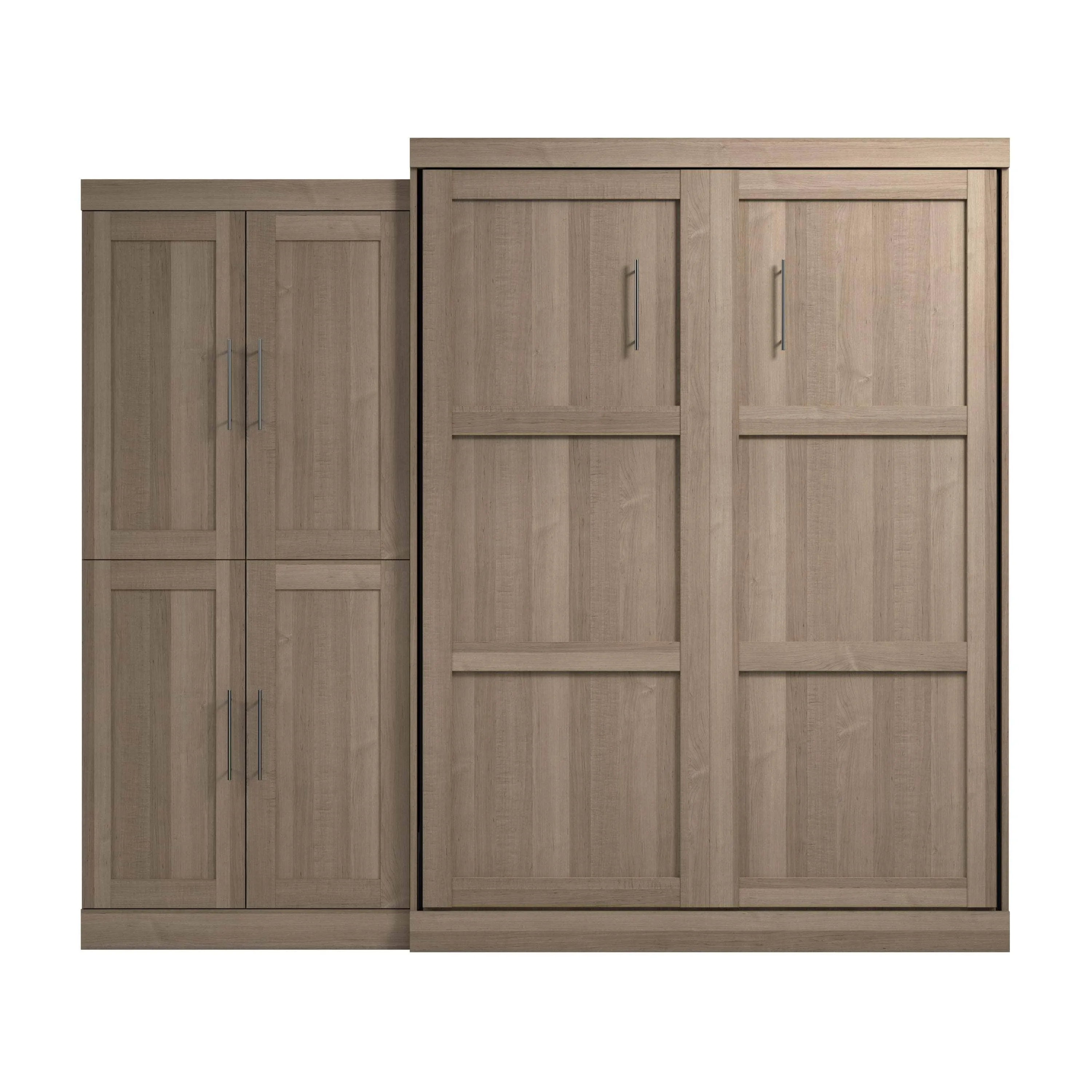 Pur Queen Murphy Wall Bed with Wardrobe (101W) - Available in 5 Colours