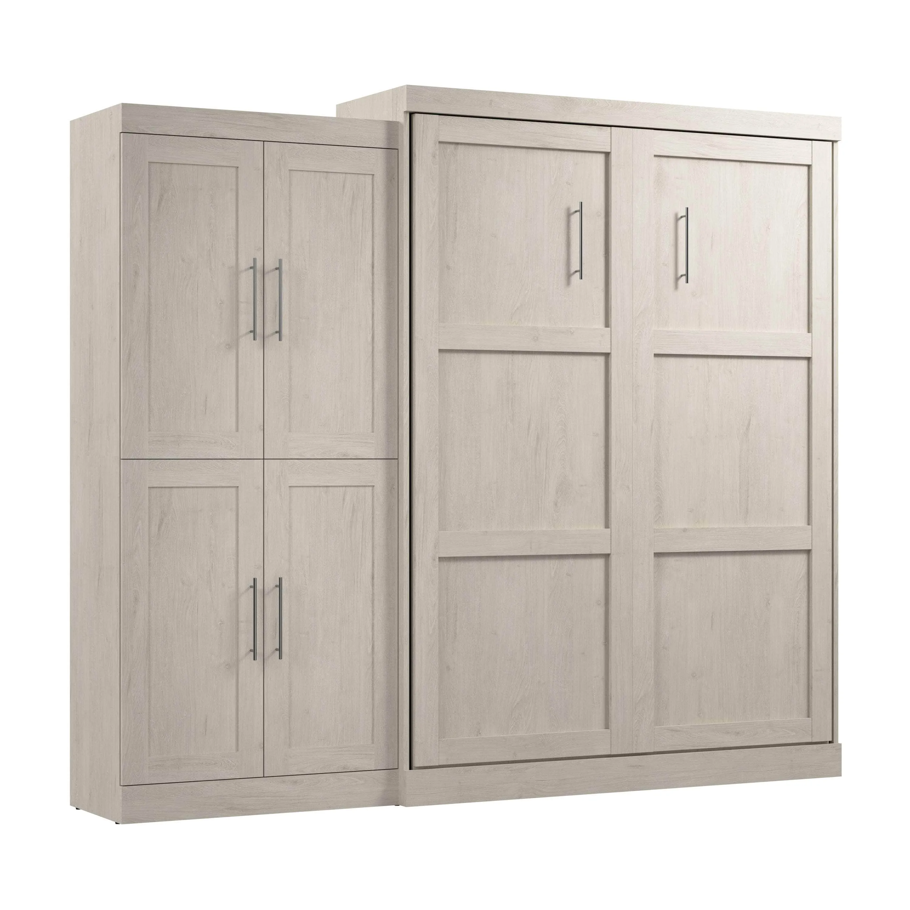 Pur Queen Murphy Wall Bed with Wardrobe (101W) - Available in 5 Colours