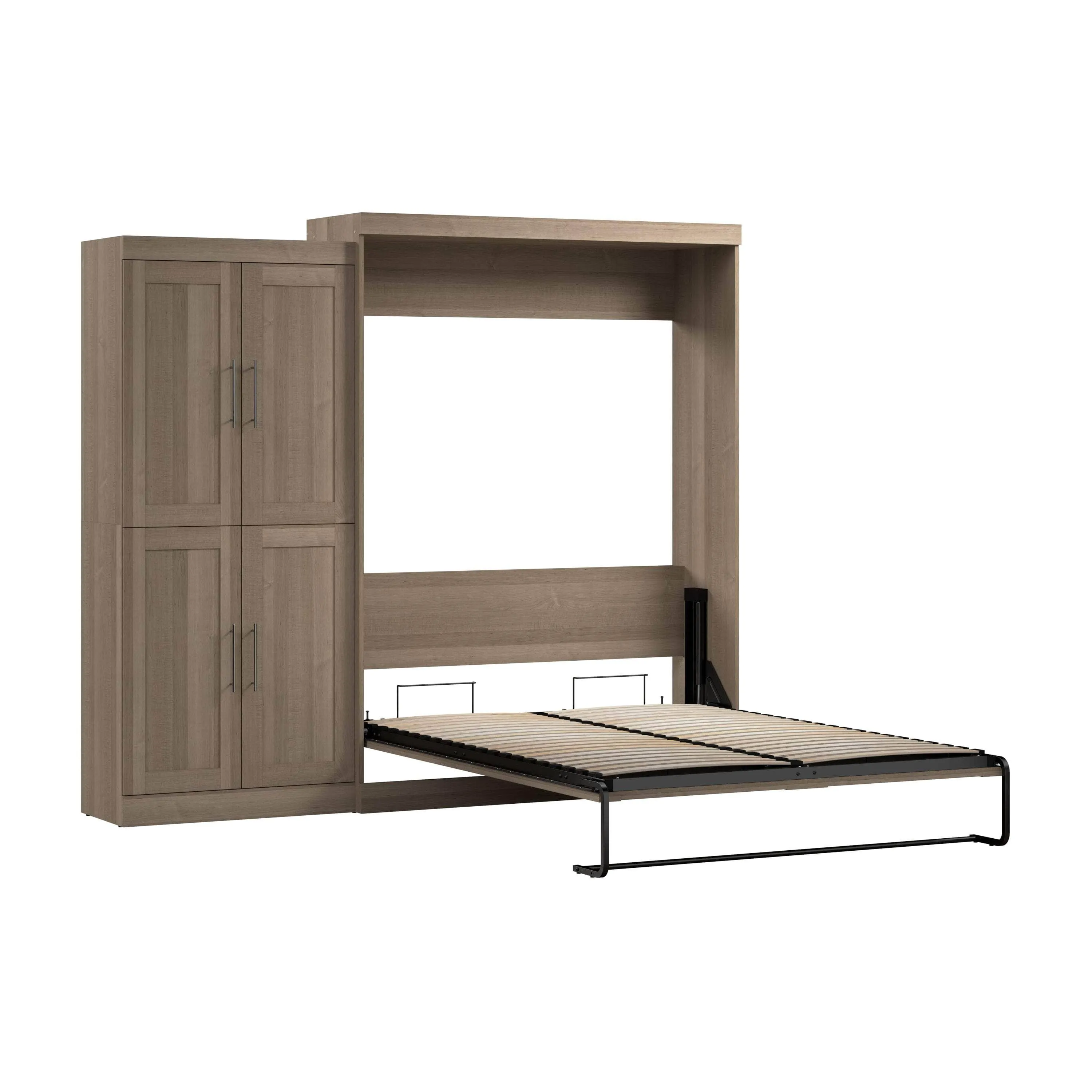 Pur Queen Murphy Wall Bed with Wardrobe (101W) - Available in 5 Colours